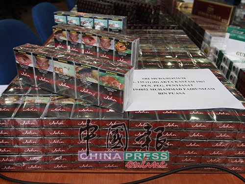 2名外劳租下仓库,存放许多走私烟,警方会继续追踪,以调查这些走私烟的来源。