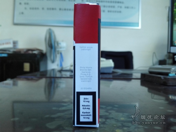 土耳其(完税版TA码)100S软红万宝路评测:味道雅润鲜爽 香气均匀自如