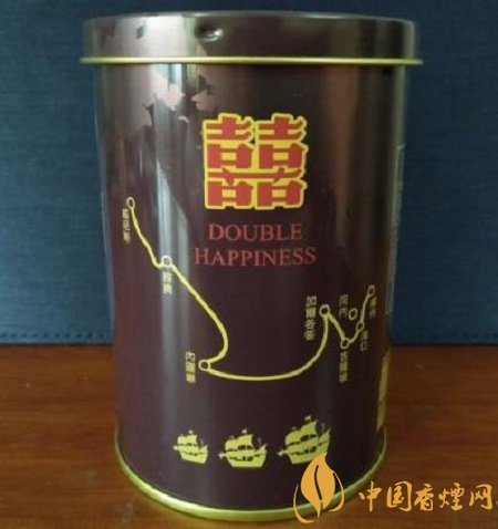 红双喜的三款罐装香烟：吉祥龙凤，一带一路，香港