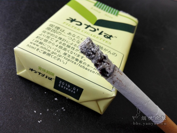 完税版日产嫩叶品鉴:滤嘴很短 香气浓郁 烟气劲道猛烈