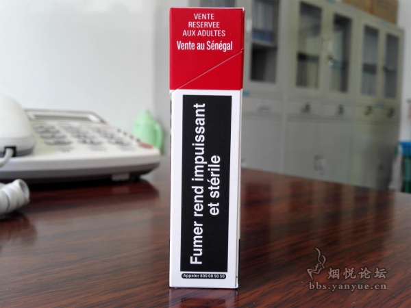 自产自销塞内加尔万宝路(硬红)品评:吸食顺畅 味道细腻 香气均匀