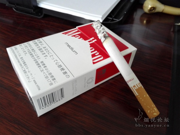 日本万宝路(硬包中醇红)品鉴:整体品质中等,满足感一般但味道很纯净
