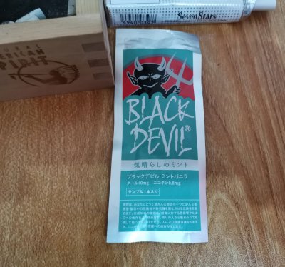 【图】日本完税黑魔鬼 10mg薄荷香草（一支试抽装）BLACK DEVIL MINT VANILLA