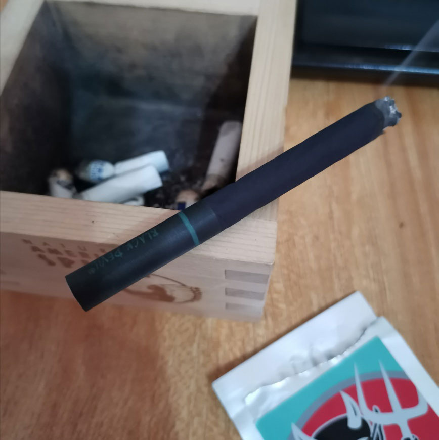 【图】日本完税黑魔鬼 10mg薄荷香草(一支试抽装)BLACK DEVIL MINT VANILLA