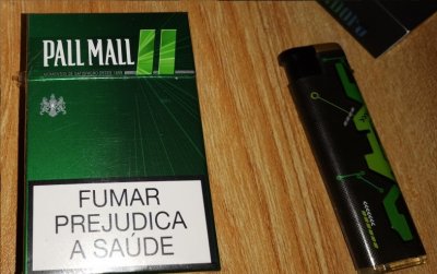 【图】非洲莫桑比克完税绿波迈 PALL MALL MENTHOL 13.5mg香烟