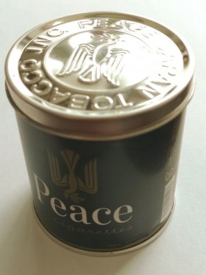 【图】日本高焦铁罐和平无嘴peace香烟